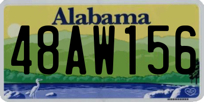 AL license plate 48AW156