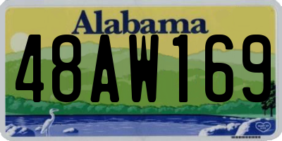 AL license plate 48AW169