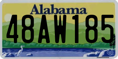 AL license plate 48AW185
