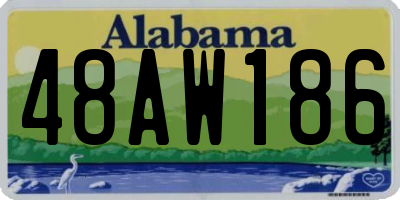 AL license plate 48AW186