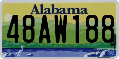 AL license plate 48AW188