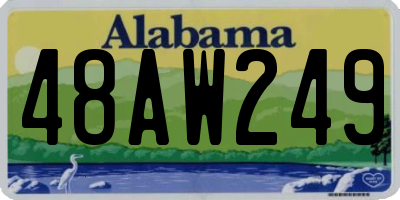 AL license plate 48AW249