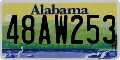 AL license plate 48AW253