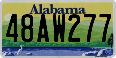 AL license plate 48AW277