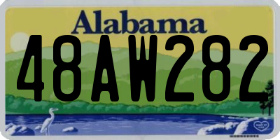 AL license plate 48AW282