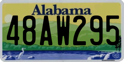 AL license plate 48AW295
