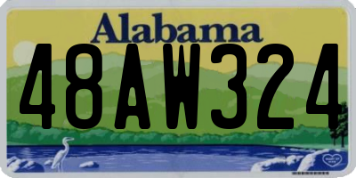 AL license plate 48AW324