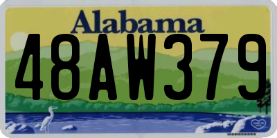 AL license plate 48AW379