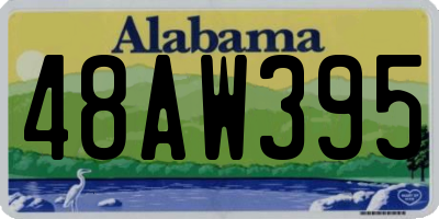 AL license plate 48AW395