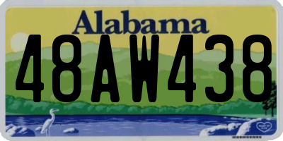 AL license plate 48AW438