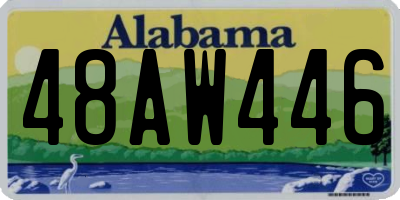 AL license plate 48AW446