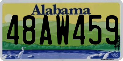 AL license plate 48AW459