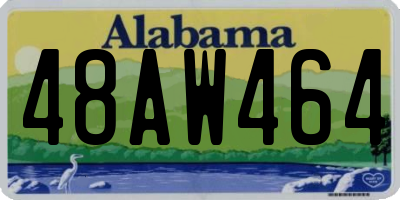 AL license plate 48AW464