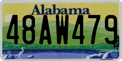AL license plate 48AW479