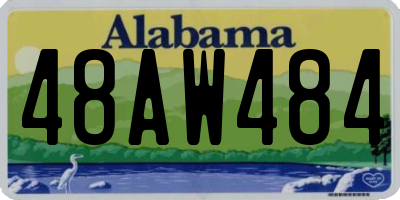 AL license plate 48AW484