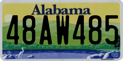 AL license plate 48AW485