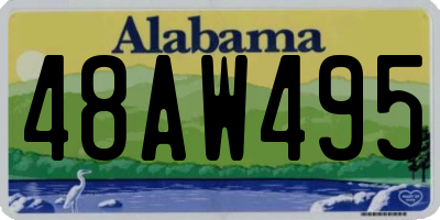 AL license plate 48AW495