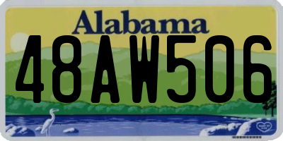 AL license plate 48AW506