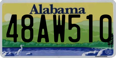 AL license plate 48AW510