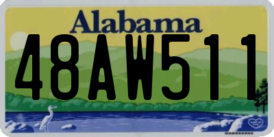 AL license plate 48AW511