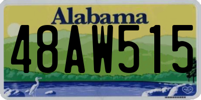 AL license plate 48AW515