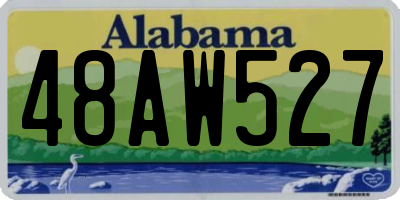 AL license plate 48AW527