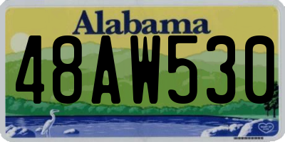 AL license plate 48AW530