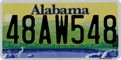AL license plate 48AW548