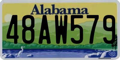 AL license plate 48AW579