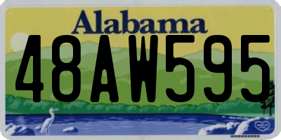 AL license plate 48AW595