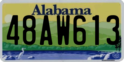 AL license plate 48AW613