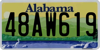 AL license plate 48AW619