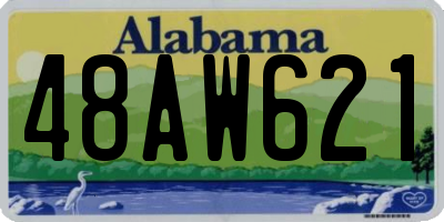 AL license plate 48AW621