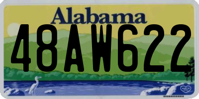 AL license plate 48AW622