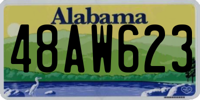 AL license plate 48AW623