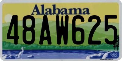 AL license plate 48AW625