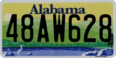 AL license plate 48AW628