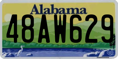 AL license plate 48AW629