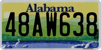 AL license plate 48AW638