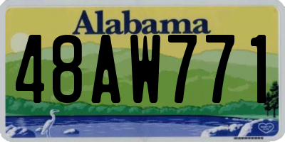 AL license plate 48AW771