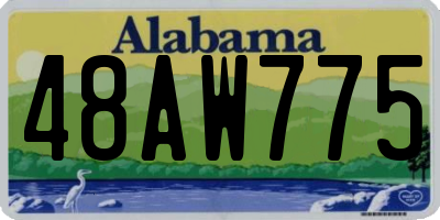 AL license plate 48AW775