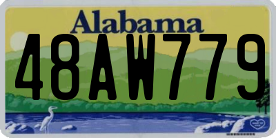 AL license plate 48AW779