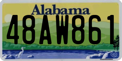 AL license plate 48AW861
