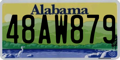 AL license plate 48AW879
