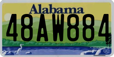 AL license plate 48AW884