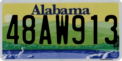 AL license plate 48AW913