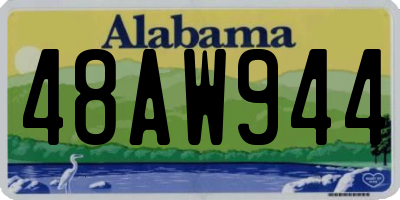 AL license plate 48AW944