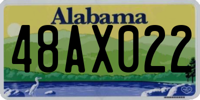 AL license plate 48AX022