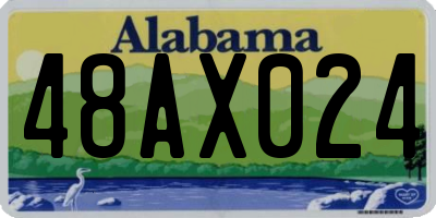 AL license plate 48AX024
