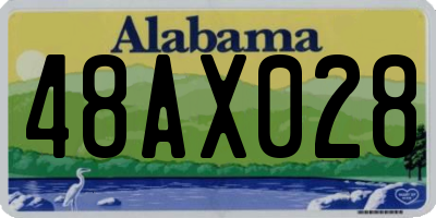 AL license plate 48AX028